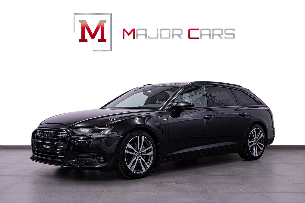 Audi A6 Avant 40 TDI S-Line Svart Optik Kamera Drag Värm 204hk