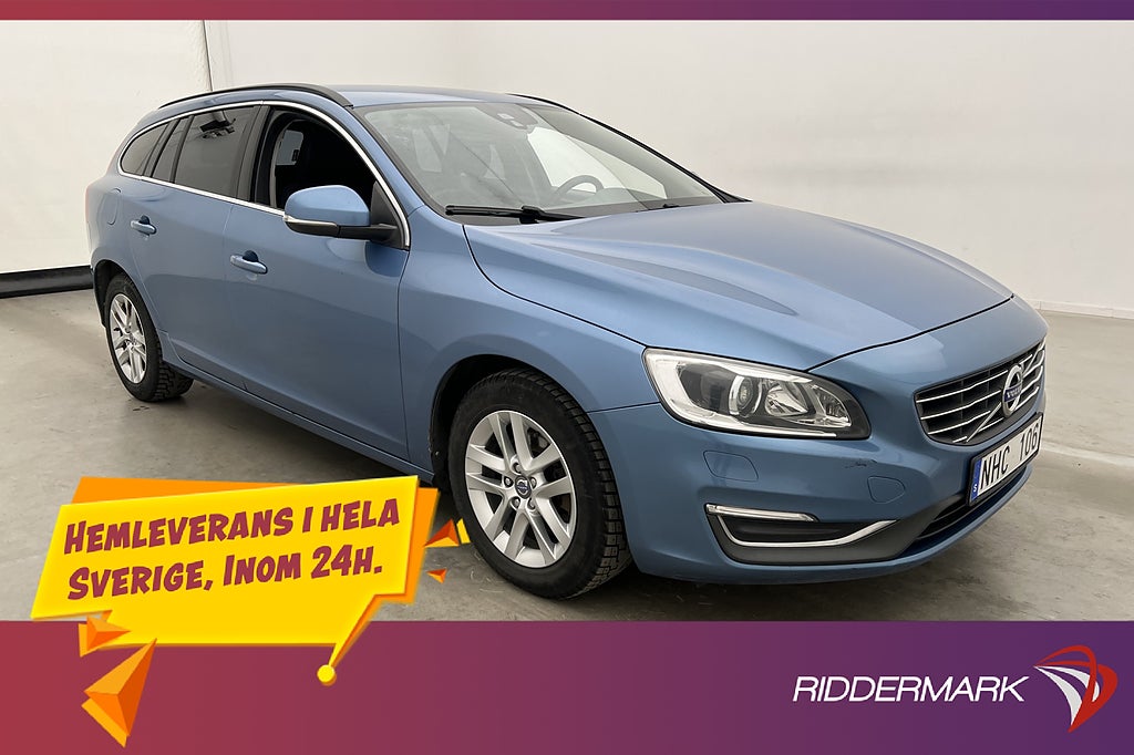 Volvo V60 D4 163hk Momentum Värmare VOC Drag Farthållare