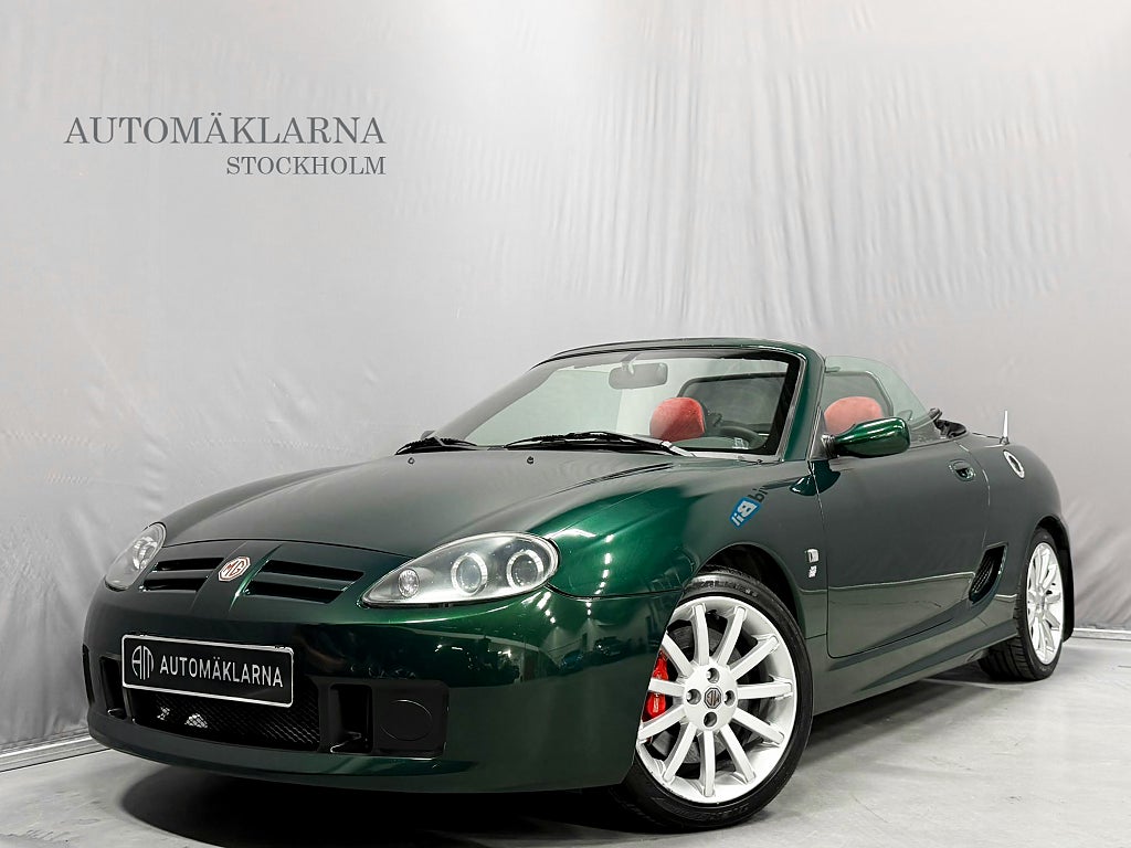 MG TF 160 1.8 160 hk Hardtop British Racing Green Svensksåld