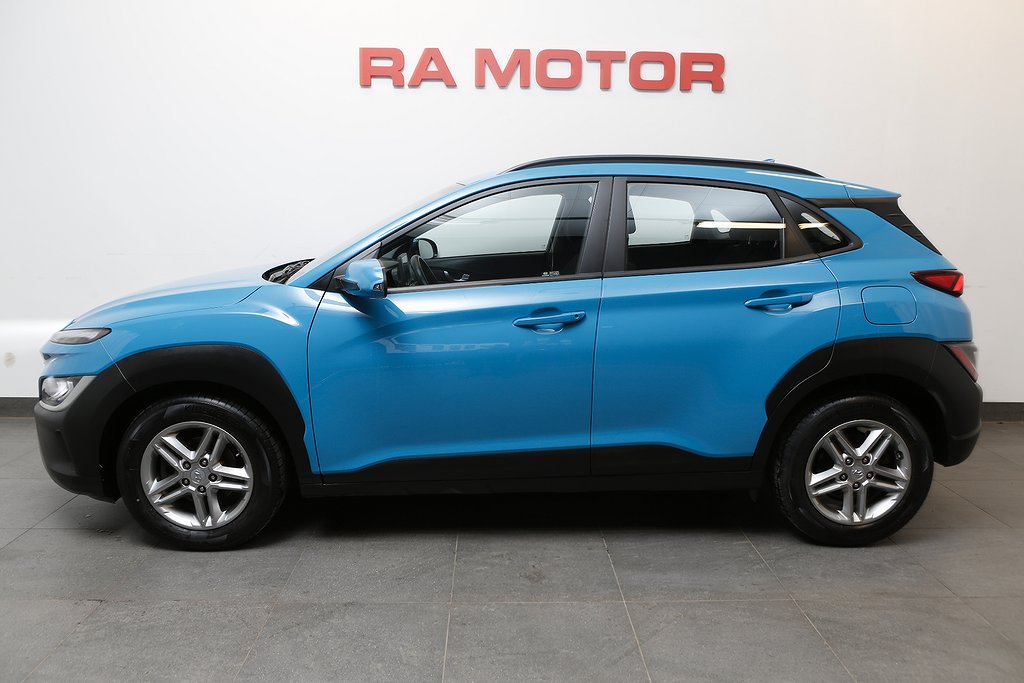 Hyundai Kona 1,0 T-GDI blue 120hk Essential Aut Kamera 2022