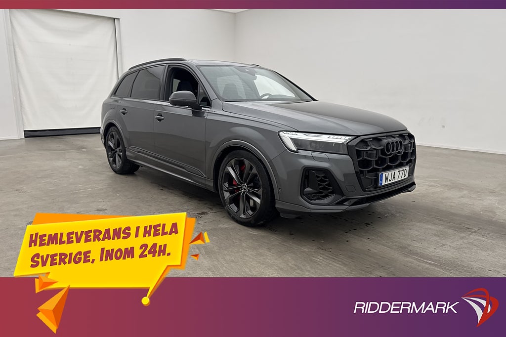 Audi Q7 60 TFSI e Q S-Line Luft Pano B&O Cockpit Läder MOMS