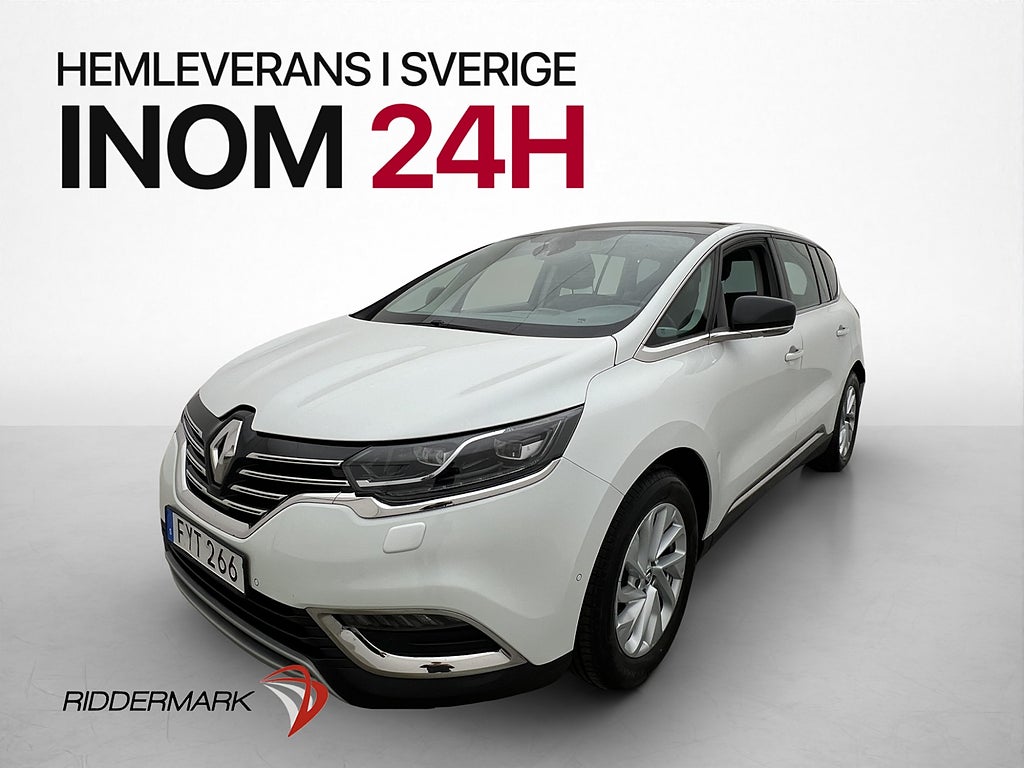 Renault Espace 160hk Drag P-sensorer Taklucka Navi Sätesvärm