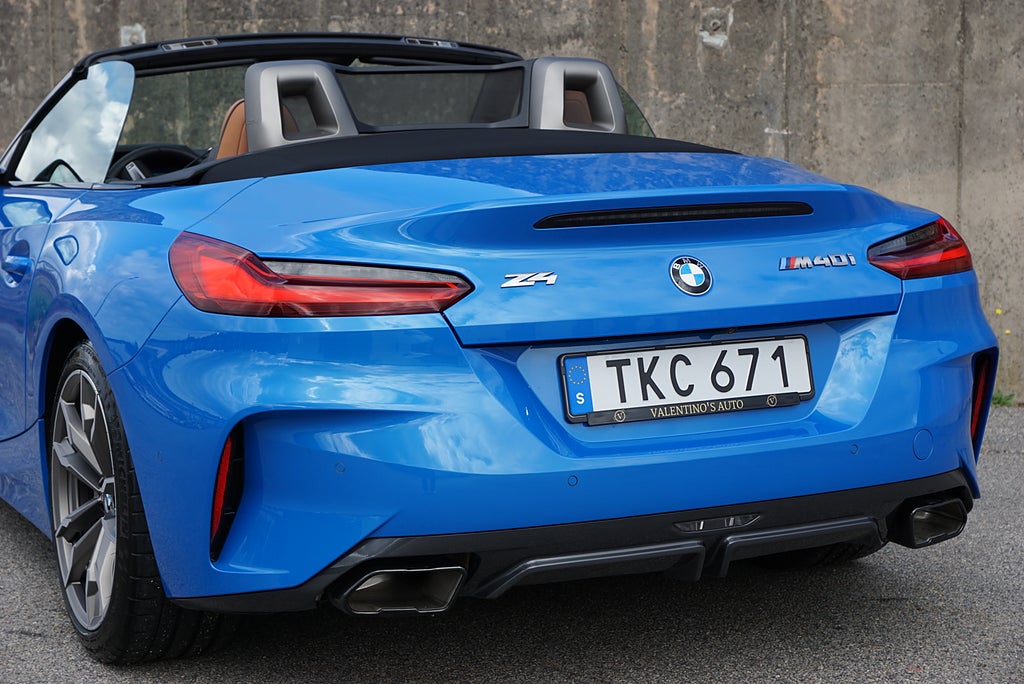BMW Z4 M40i 340hk M Sport|Misano Blue|Låga Mil|H&K|HuD|