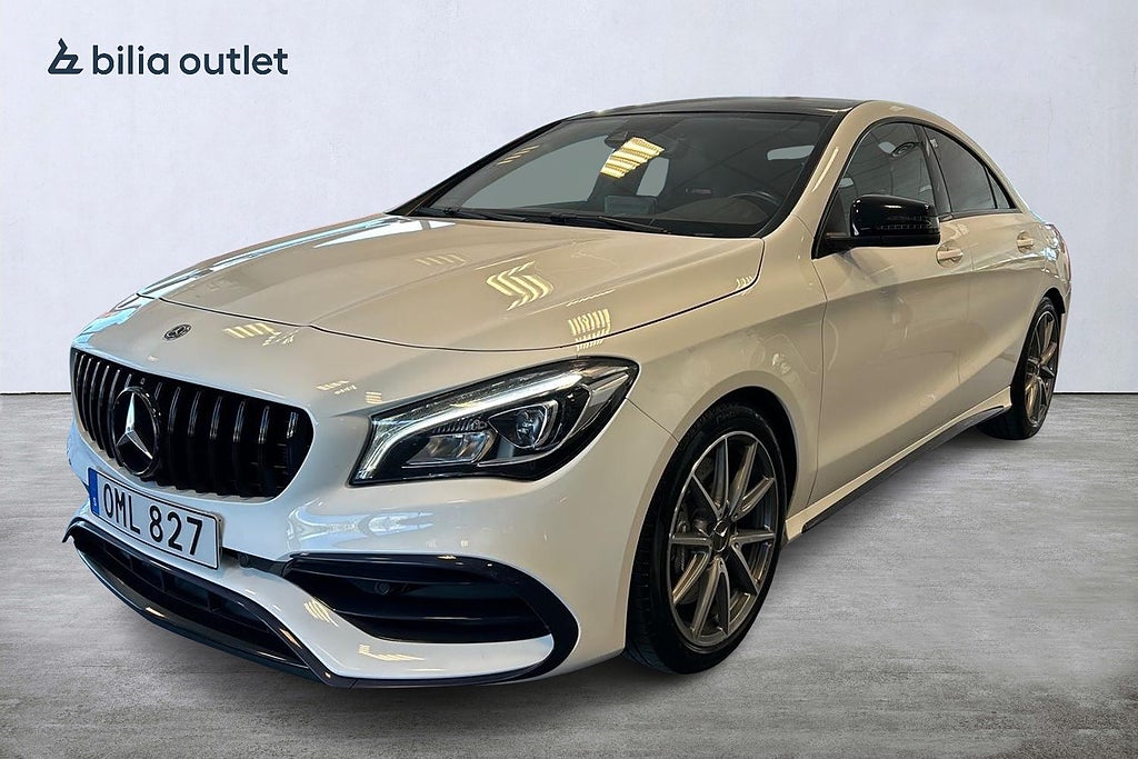 Mercedes-Benz AMG CLA 45 Coupé 4MATIC 381hk / Kamera H/K CarPlay Pano