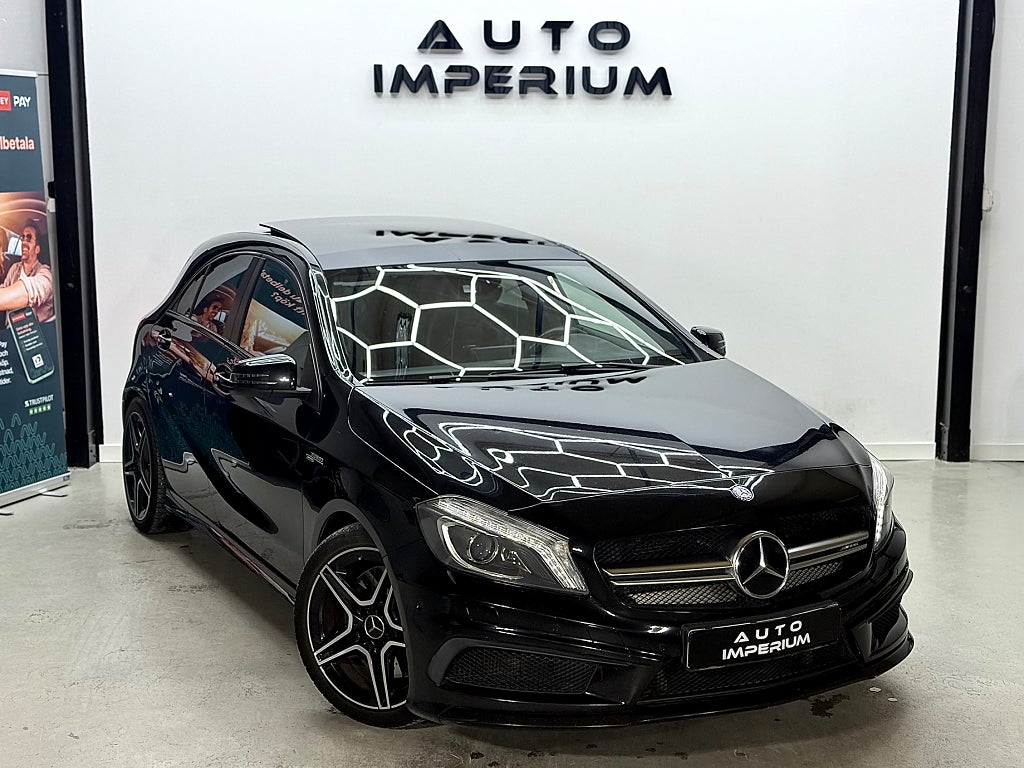 Mercedes-Benz AMG A 45 4Matic Pano H/K Performance Skalstolar B-Kamera 360hk