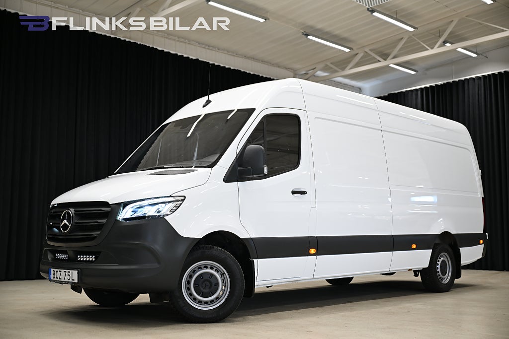 Mercedes-Benz Sprinter 317 CDI 9G 170HK Maxi|Automat|Drag|LED|Lågmil|Leasbar