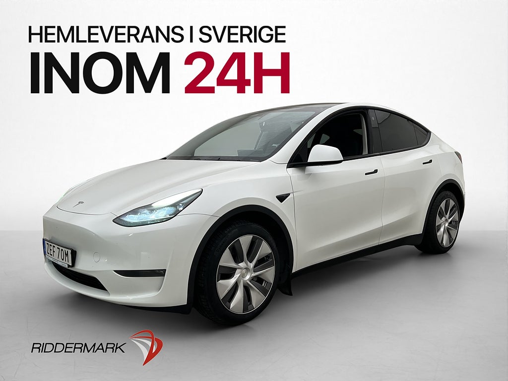 Tesla Model Y Long Range AWD MOMS Drag Pano Kamera Värmepump