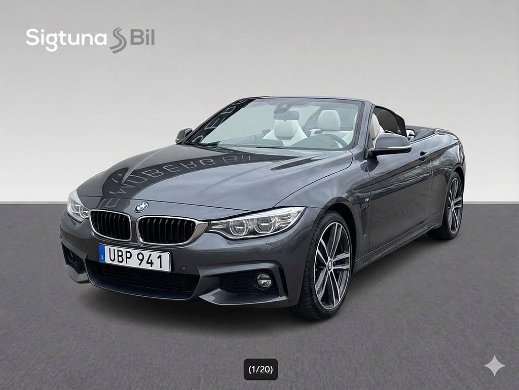 BMW 430I Convertible M Sport / Läder / Harma Kardon 