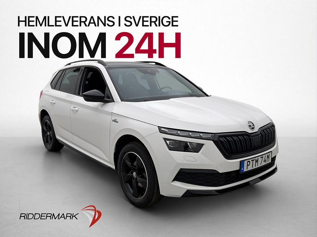 Skoda Kamiq TSI 110hk Monte Carlo Pano Cockpit Kamera Drag