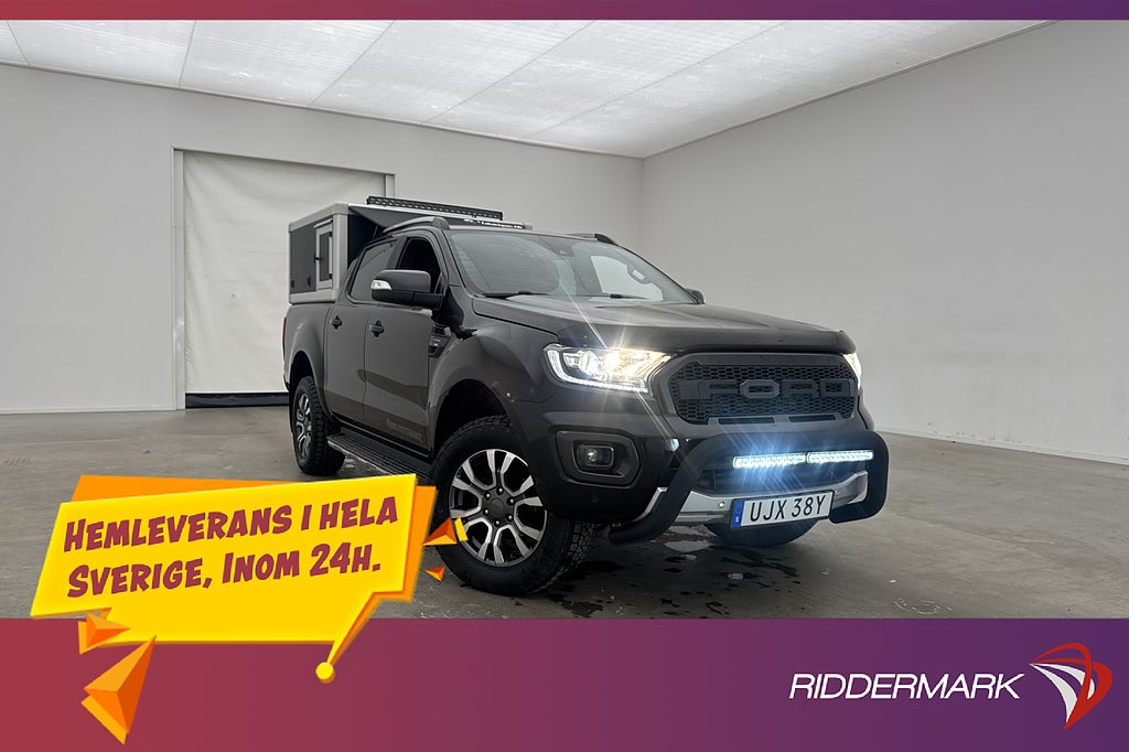 Ford ranger Wildtrak 4x4 HUNDKÅPA Värm Drag Skinn Diff Moms