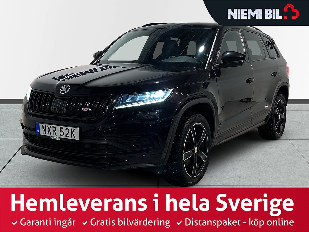 Skoda Kodiaq RS 240hk 4x4 Drag Dvärm Kamera GPS Canton Rattvärme SoV