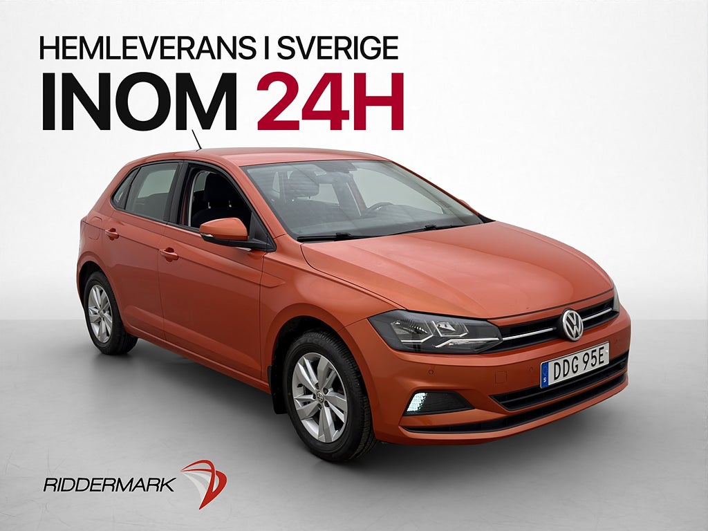 Volkswagen Polo 1.0 TSI 95hk Värmare Beats CarPlay Sensorer