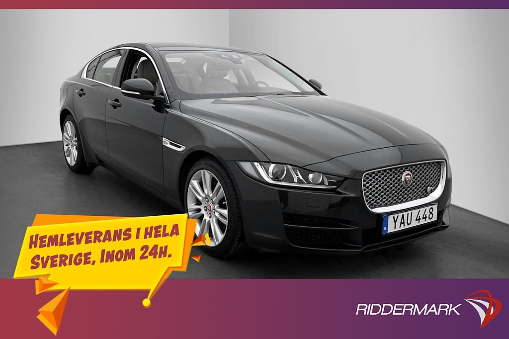 Jaguar XE 20 d 180hk B-Kamera Skinn Navi Meridian