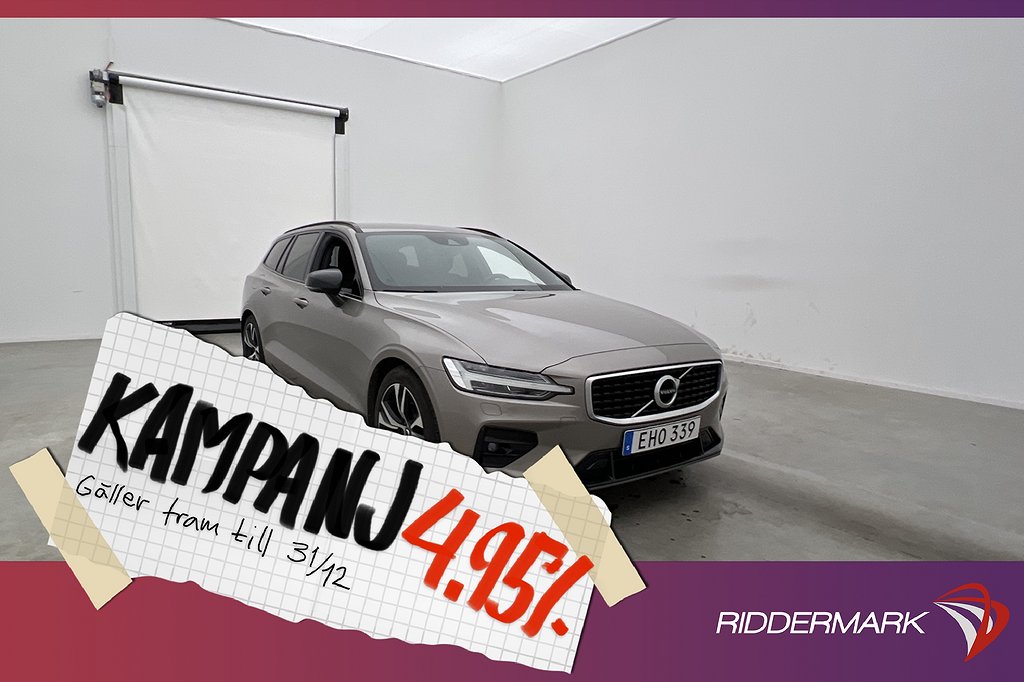 Volvo V60 D4 R-Design VOC Värmare Kamera Navi 4,95% Ränta