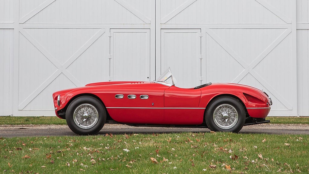 Ferrari 340 MM har en 4,1-liters V12-motor på  300 hästkrafter. Foto: RM Sotheby's
