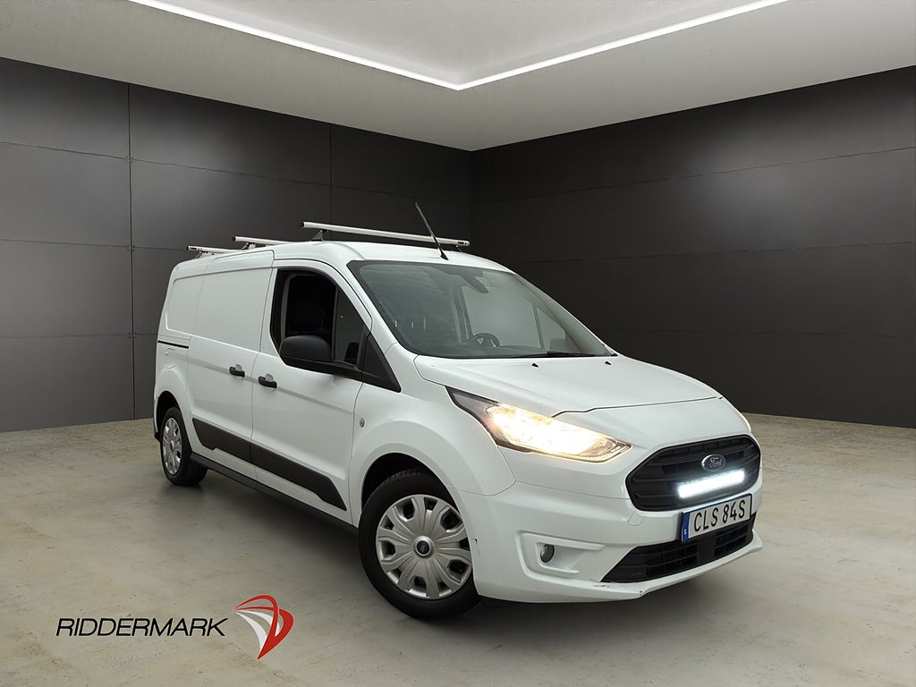 Ford Transit Connect LWB Värmare Drag B-Kamera CARPLAY Moms