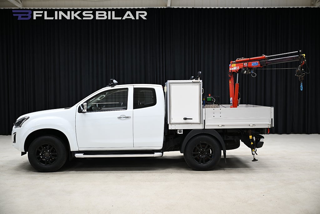 Isuzu D-Max 163HK Automat Halvskåp Kranbil EnÄgare Leasebar