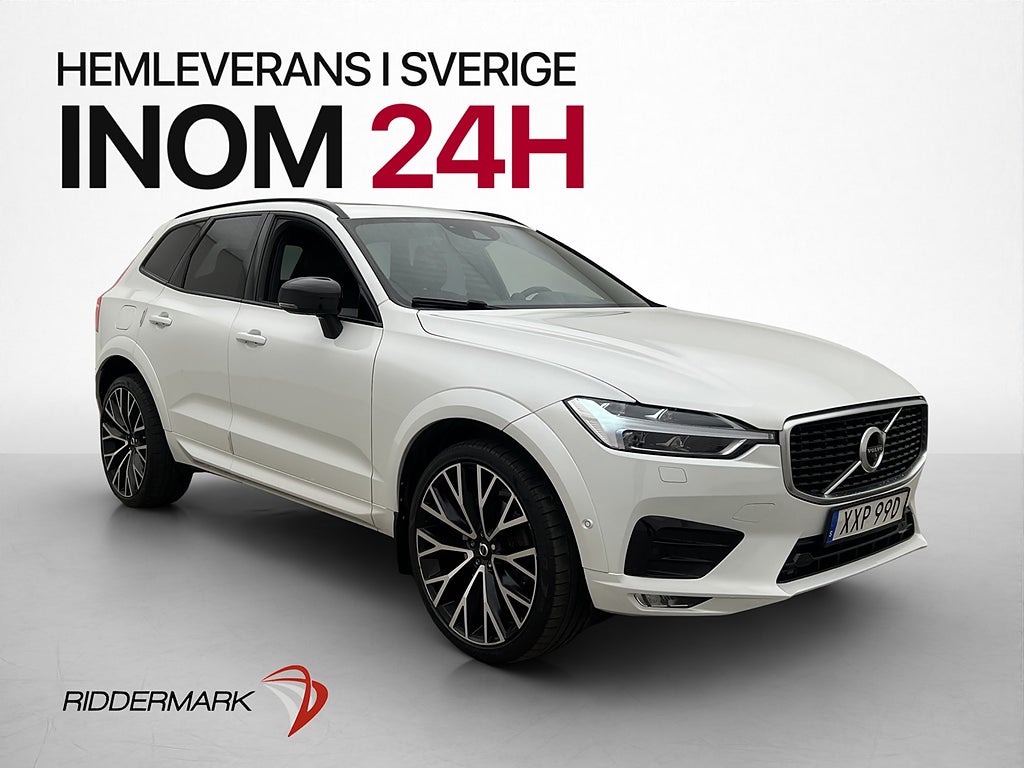 Volvo XC60 B5 AWD R-Design B&W Pano Värmare Drag Skinn Navi