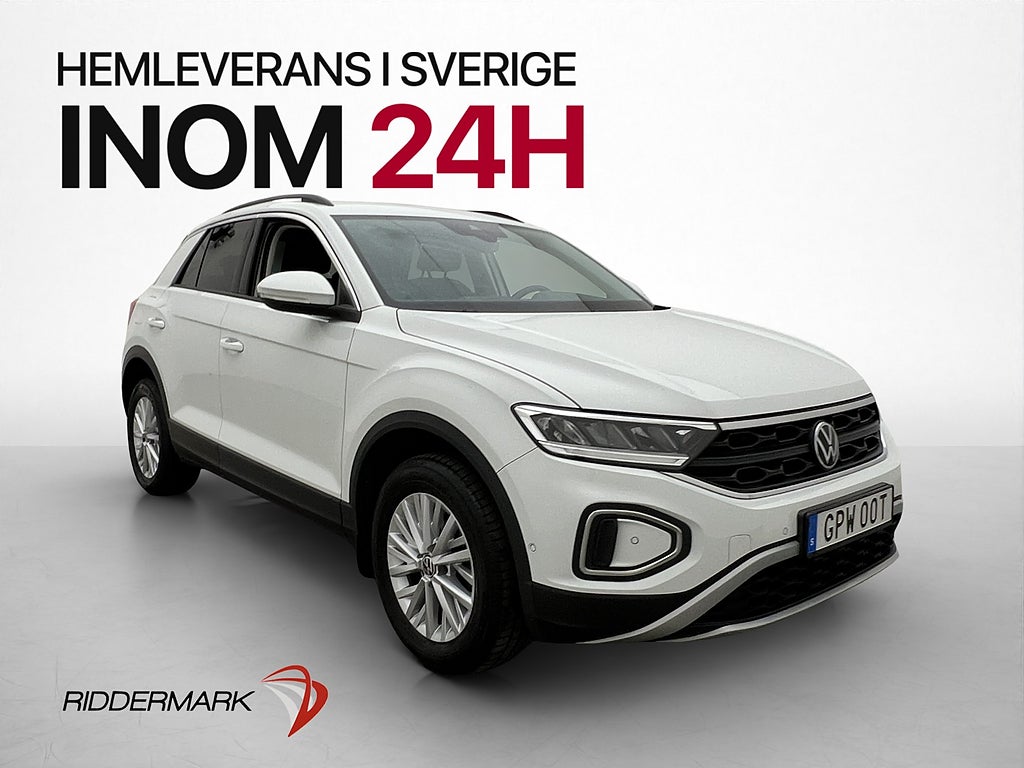 Volkswagen T-Roc 1.0 TSI 110hk Cockpit CarPlay Adaptiv-fart