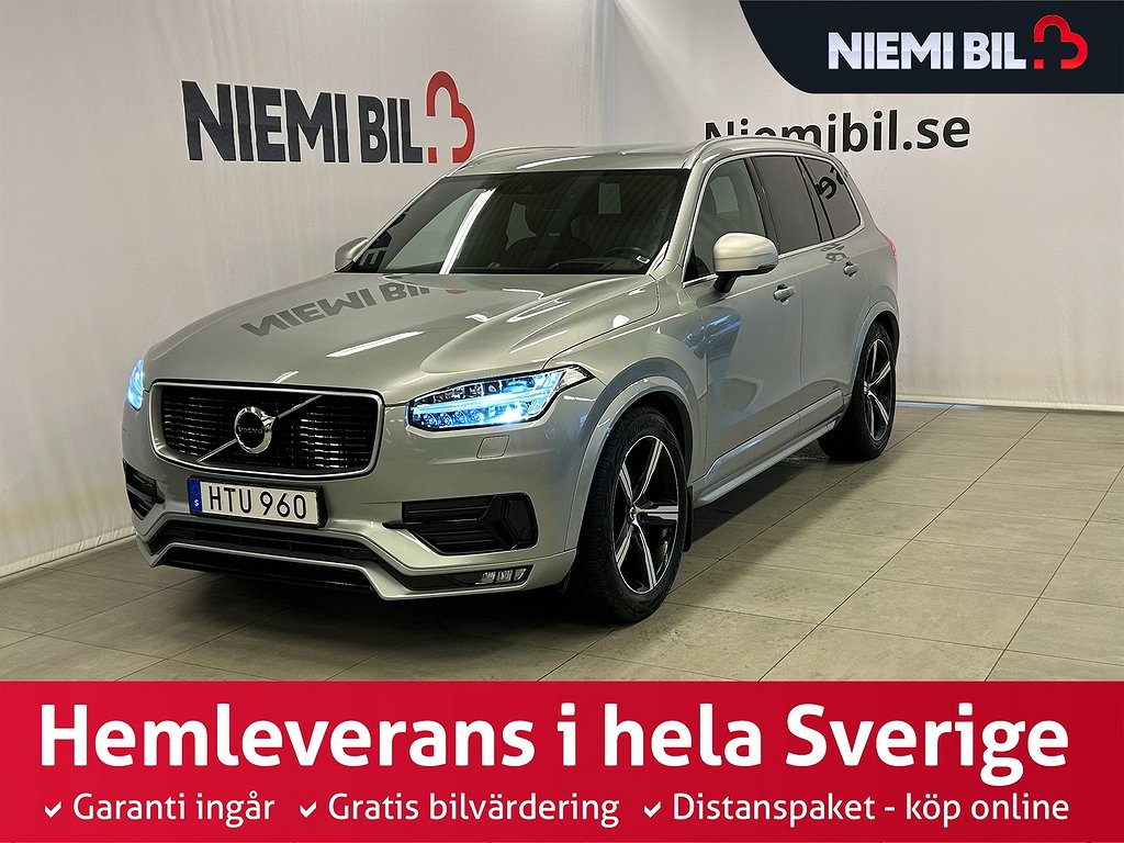 Volvo XC90 T6 AWD R-Design Luftfjädring/B&W/Drag/Kamera/SoV