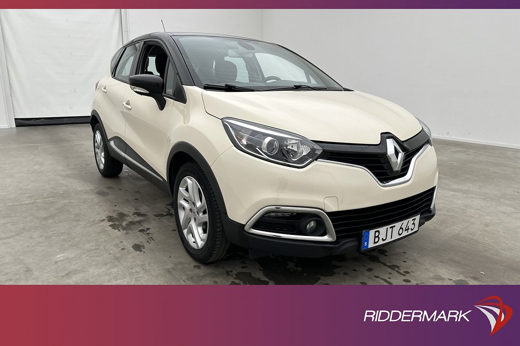 Renault Captur TCe 90hk Expression Navi Sensorer Välservad