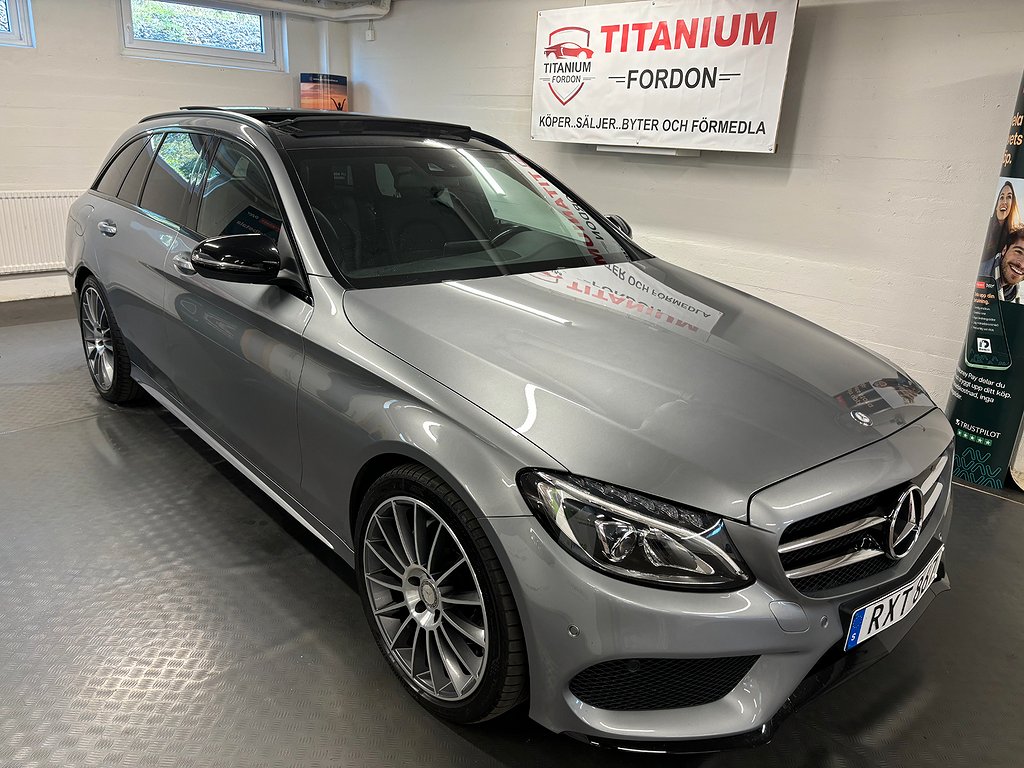 Mercedes-Benz C 200 T d red 7G-Tronic Plus AMG Line Euro 6