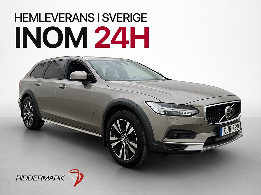 Volvo V90 Cross Country B5 AWD VOC Värmare H/K Kamera Skinn
