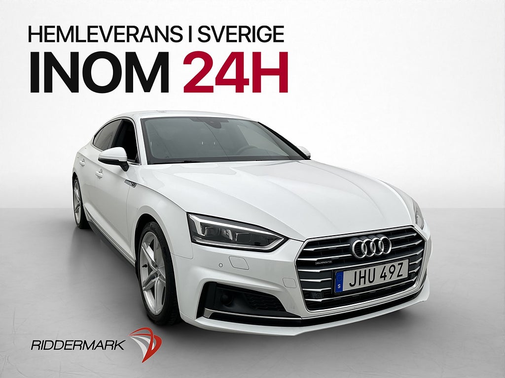 Audi A5 SB 2.0 TFSI Quattro 245hk S-line B-Kamera P-sensor