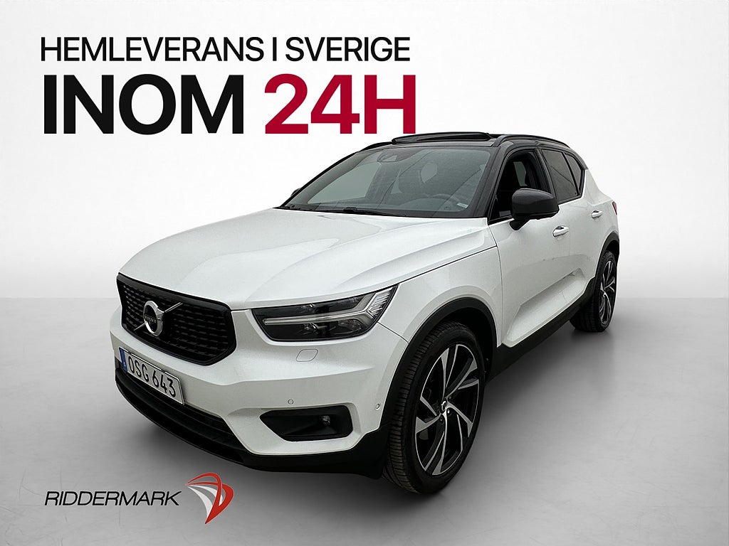 Volvo XC40 T5 AWD R-Design VOC Pano H/K  360° P-Värmare