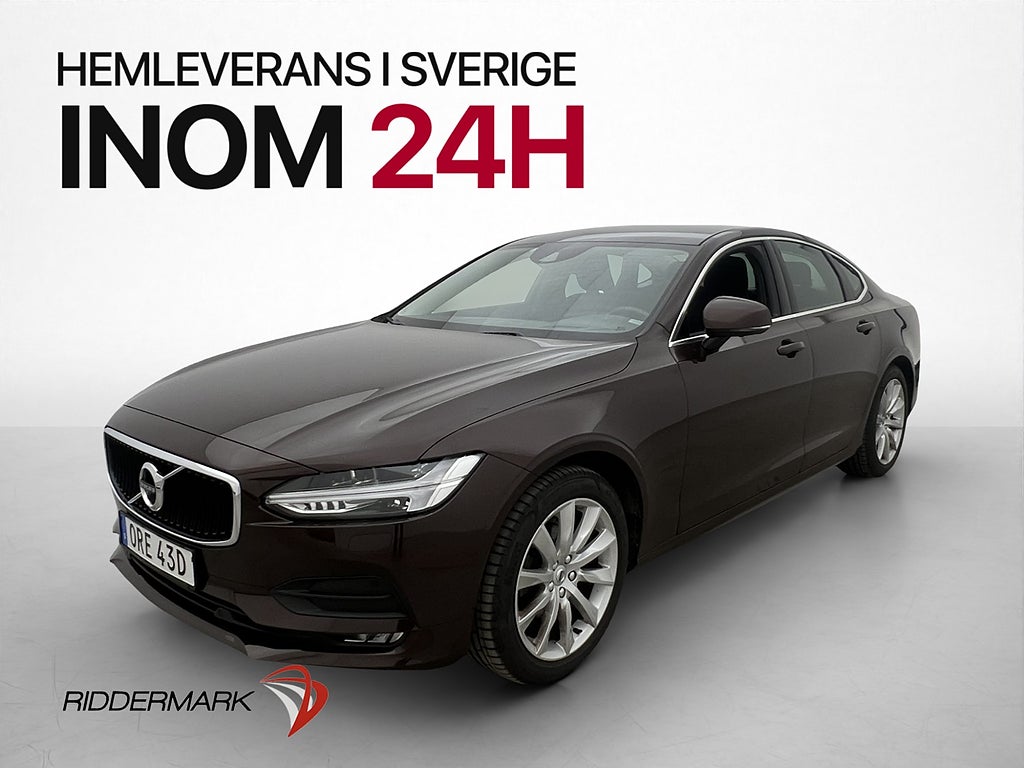 Volvo S90 D4 190hk 360° HUD Värmare BLIS CarPlay Rattvärme