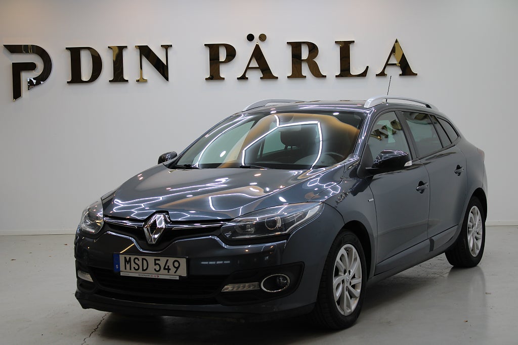 Renault Megane Grandtour 1.5 dCi EDC LIMITED Automat Kamrem bytt 