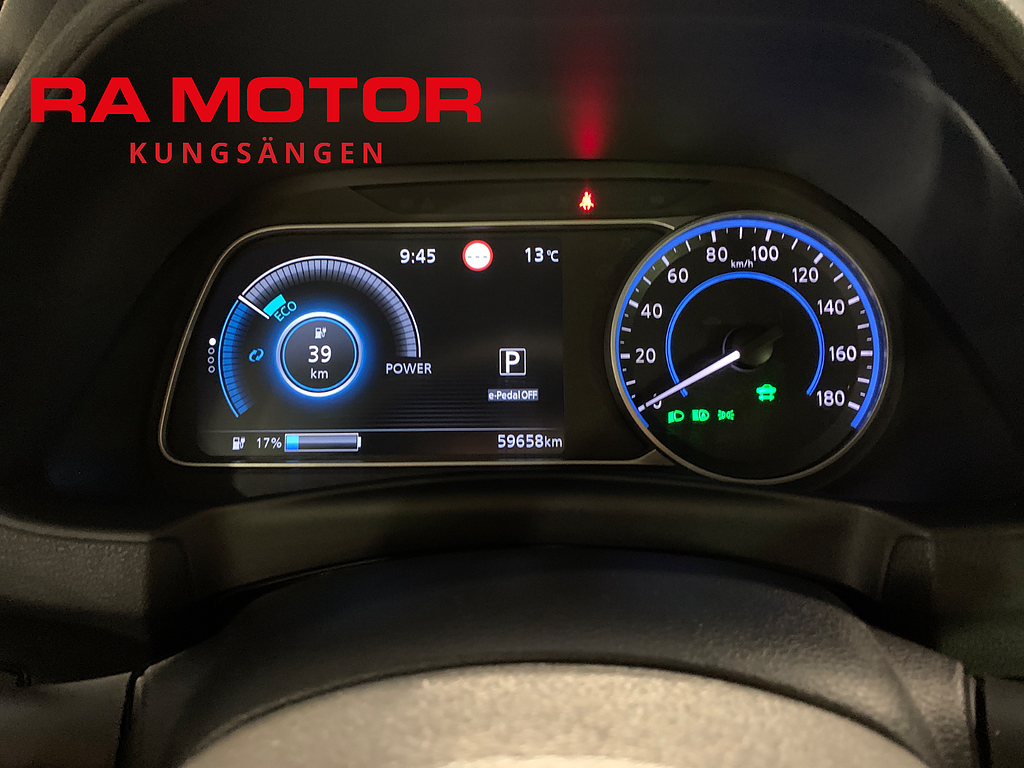 Nissan Leaf Acenta | 39kwh | Moms | 1 bruk | B-Kamera | SoH 92,7% 2022