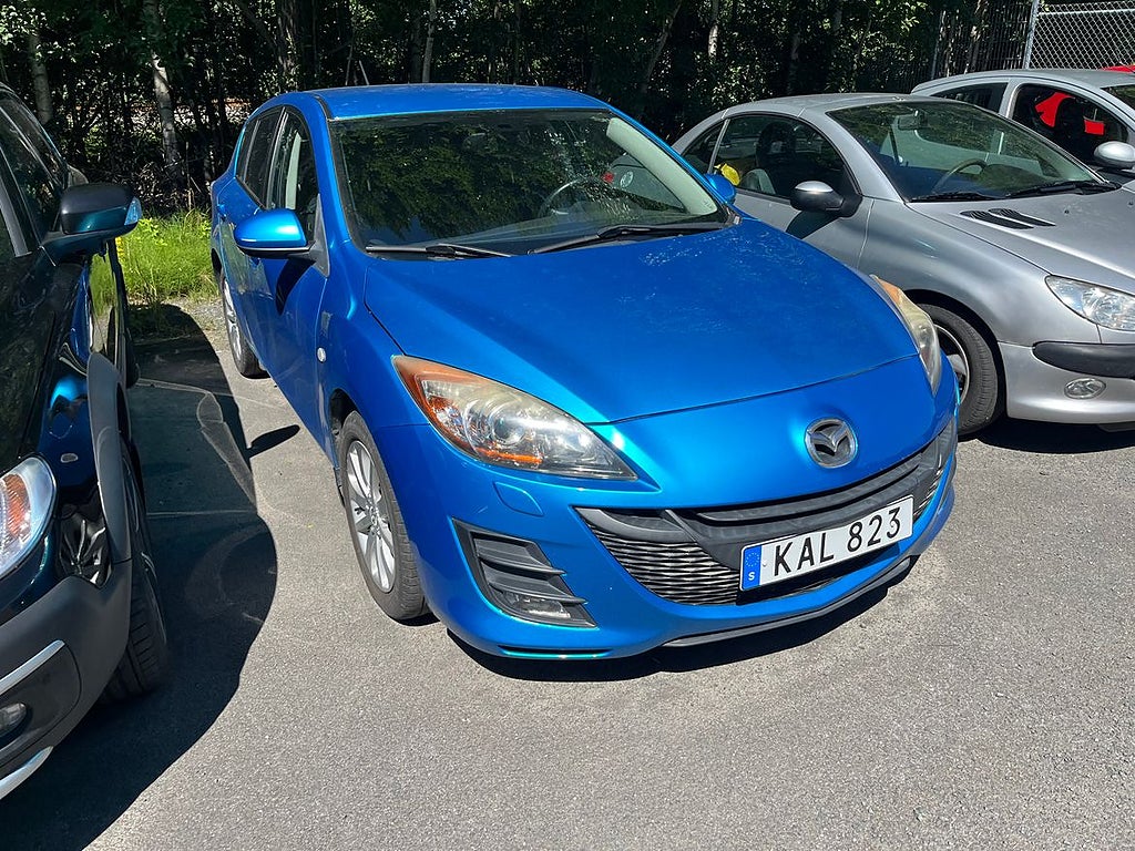 Mazda 3 1,6 MZ-CD Bra skick- Partikelfilterlampa lyser
