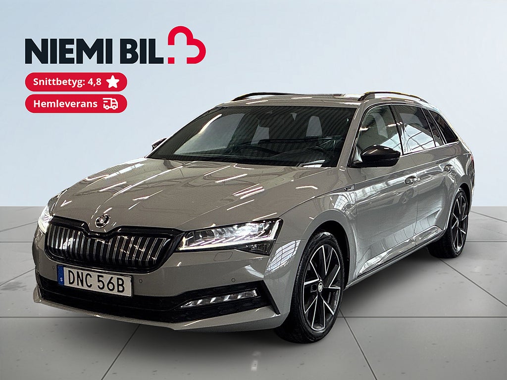 Skoda Superb 1.4 TSI iV Business Sportline S&V/Drag/Pvärm/Skinn/MOMS