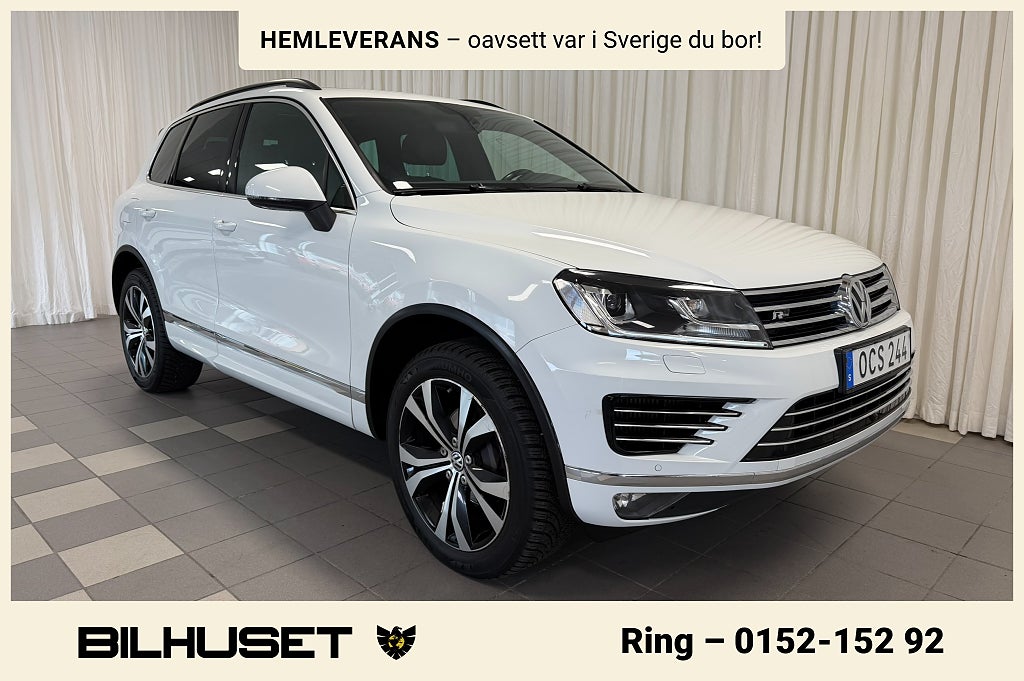 Volkswagen Touareg 3.0 V6 TDI 4Motion R-Line LUFTFJÄDRING 360° PANO D-VÄRM