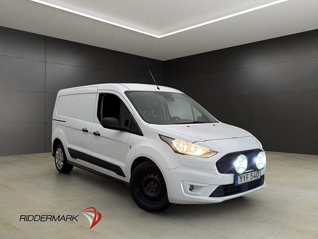 Ford Transit Connect LWB Värmare Drag B-Kamera CARPLAY Moms