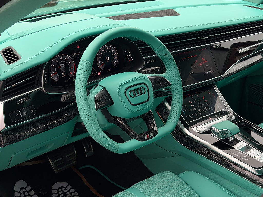 Audi Q8 55 TFSI S Line 340hk|Tiffany blue inredning|Panorama