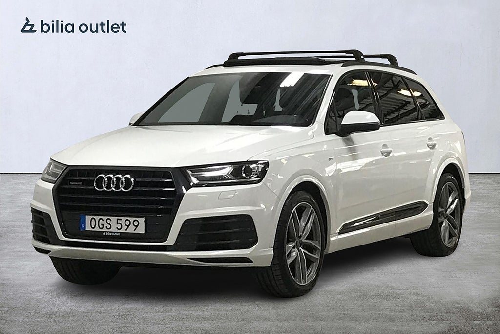 Audi Q7 3.0 TDI V6 TipTronic S Line 7-sits 272hk Pano BOSE Drag