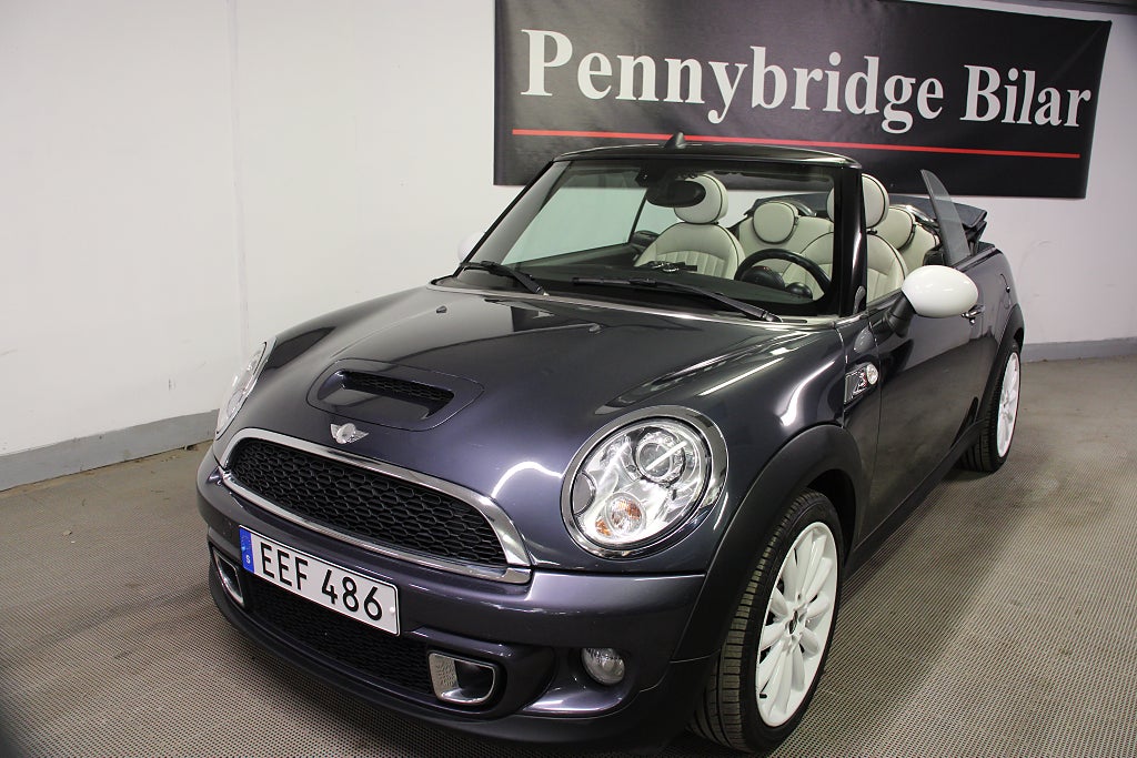 MINI Cooper S Convertible 184 HK Automat Låg mil Cabriolet  2 ägare