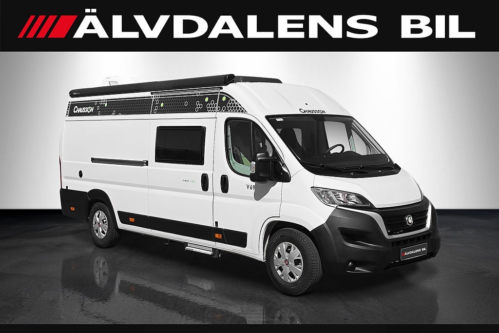 Chausson V 697 140hk AC-bodel/Litium/Solcell/Inverter/Drag/Trumadiesel