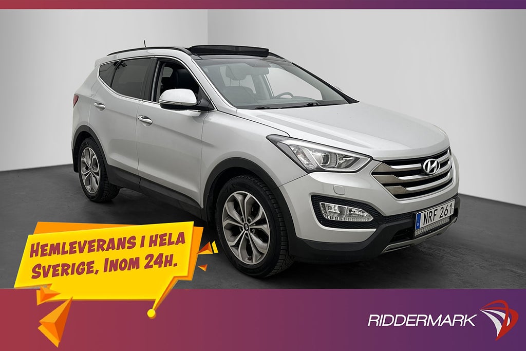 Hyundai Santa Fe 2.2 CRDi 4WD Premium Pano Skinn Navi Drag