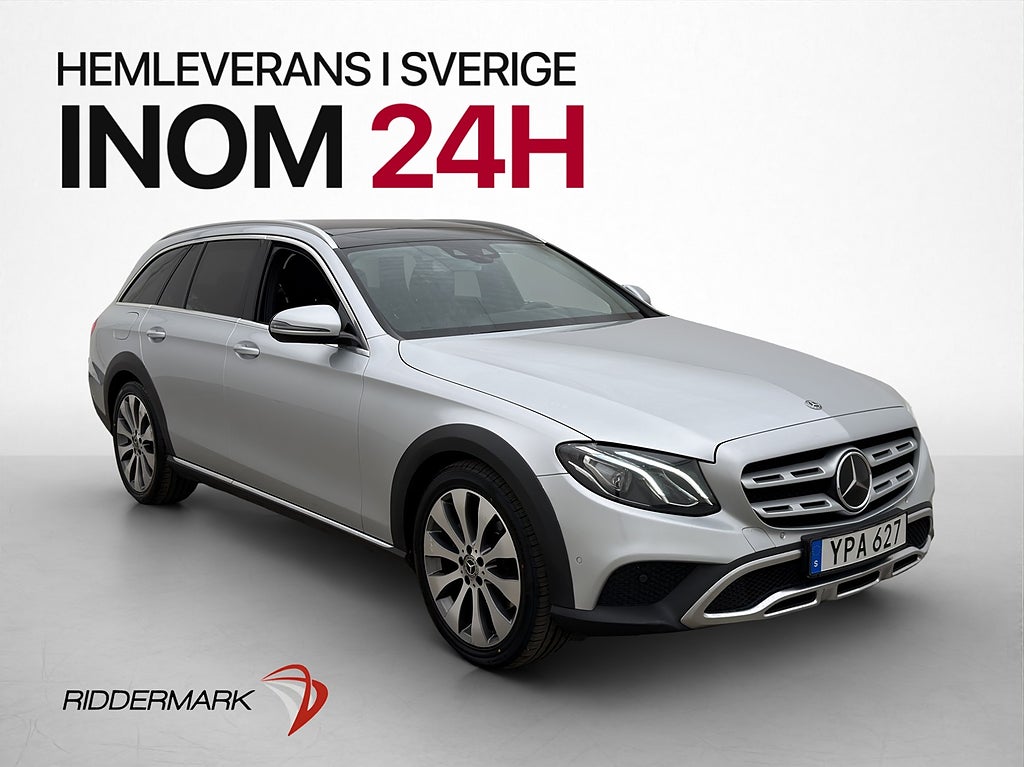 Mercedes-Benz E220 d All-Terrain 4M Pano Kamera Skinn Drag