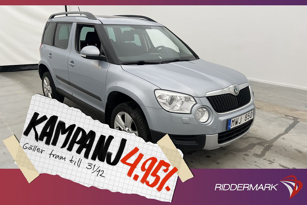 Skoda Yeti 1.2 TSI 105 Experience Pano Värmare S 4,95% Ränta