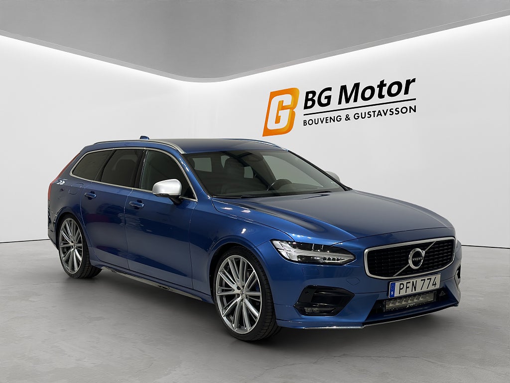 Volvo V90 D4 190HK AWD Aut R-Design Drag/Värmare/Keyless/Se Spec