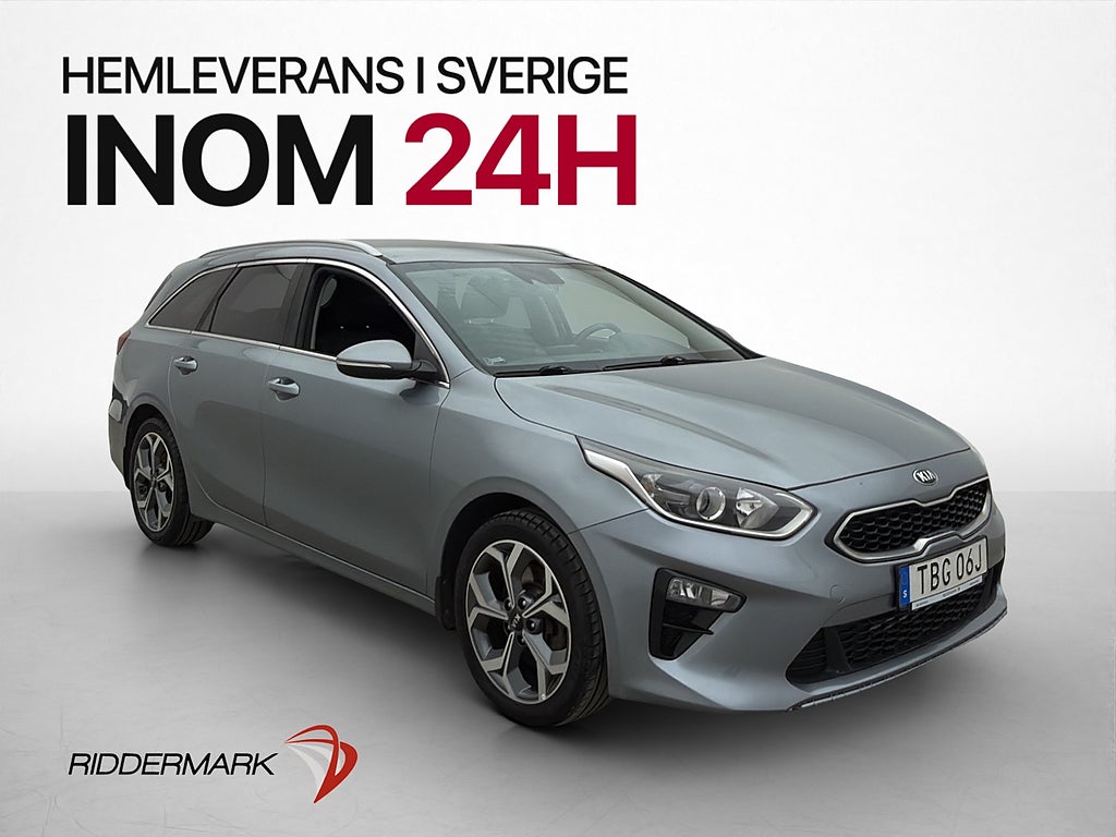 Kia Ceed SW 1.4 T-GDI 140hk Kamera Rattvärme CarPlay 1-bruk