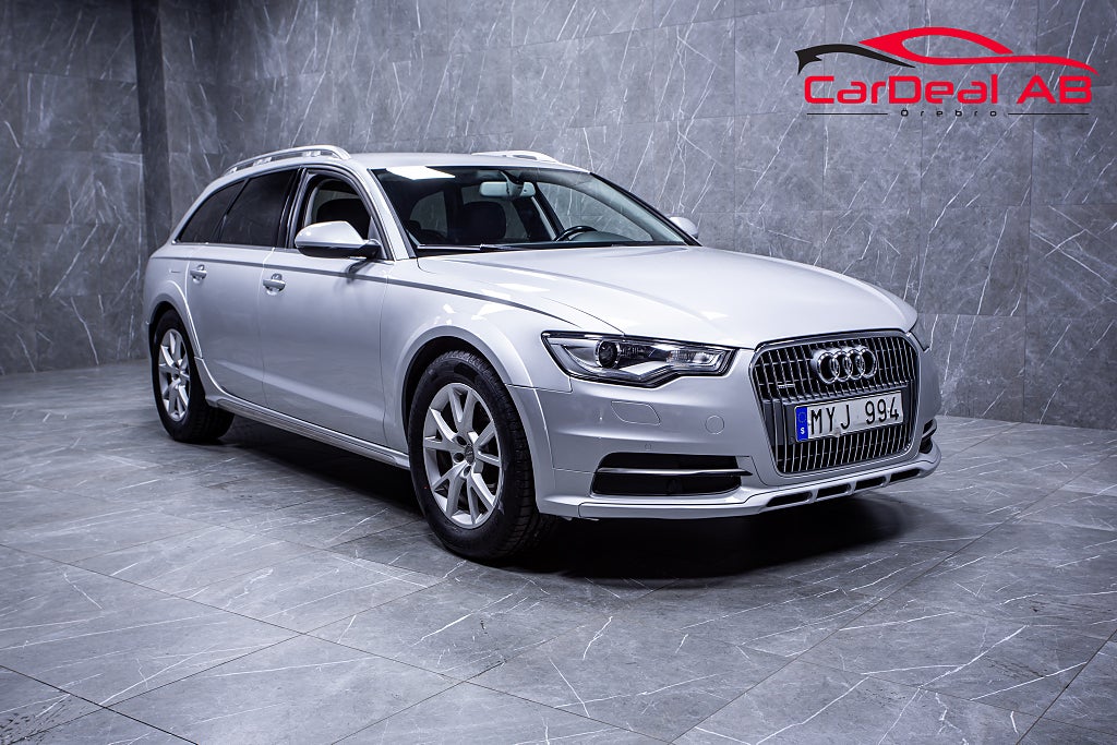 Audi A6 Allroad Quattro 3.0 TDI V6 245hk Värmare Kamera Drag