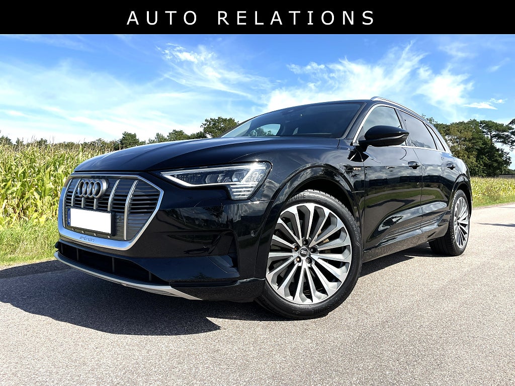 Audi E-Tron 55 408Hk Q Skinn/Drag 21" MOMS SvSåld 1 Ägare