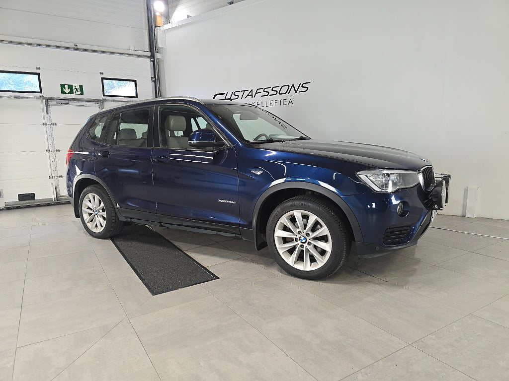 BMW X3 xDrive20d Steptronic | Drag, D-värm, V-hjul, Skinn, H/K