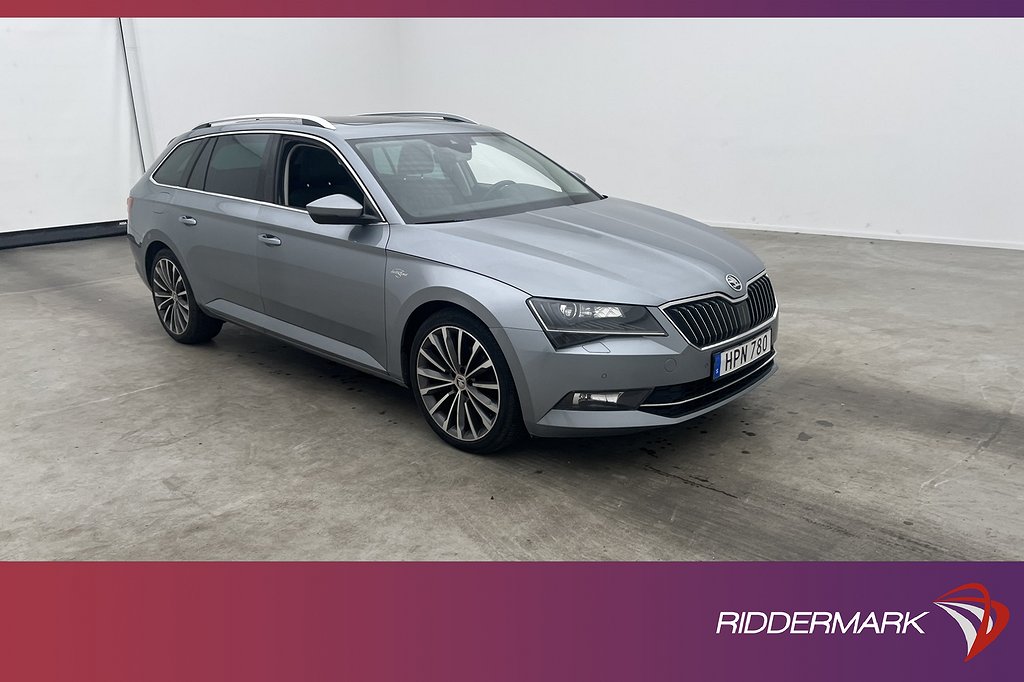 Skoda Superb TDI 4x4 190hk L&K Canton Pano Värm Kamera Drag