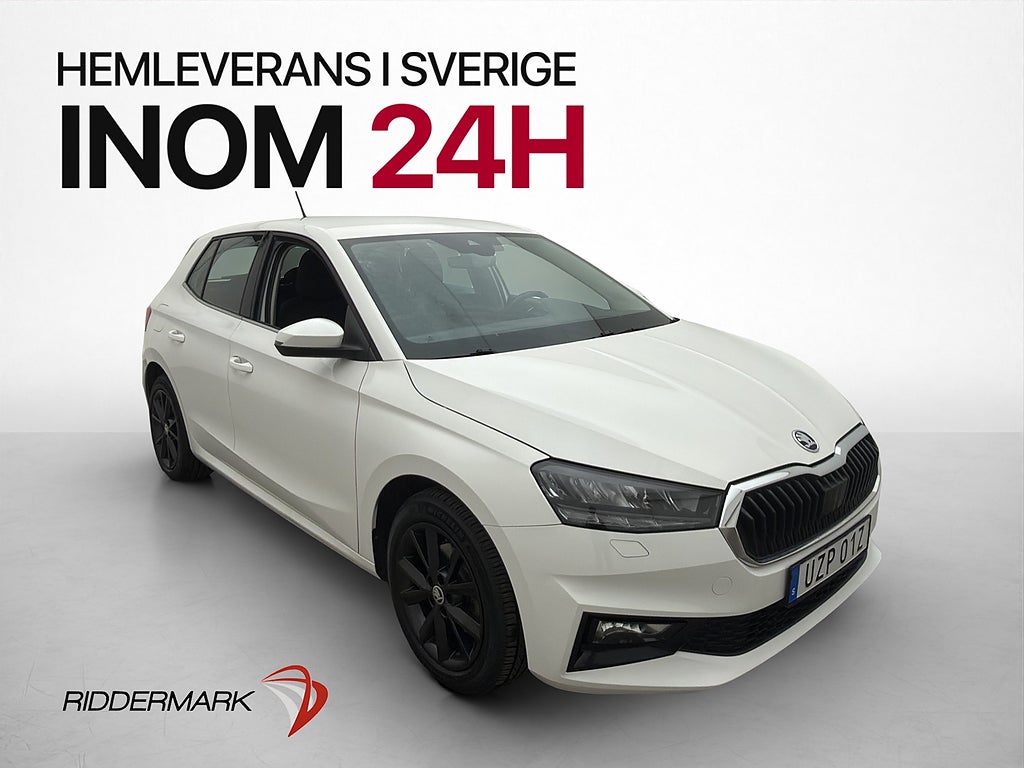 Skoda Fabia 1.0 TS 110hk Style Carplay Bluetooth Farthållare